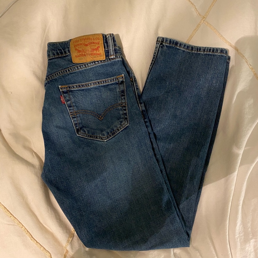 Levi’s 505 dark wash jean